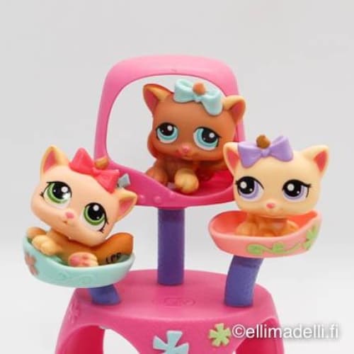 Littlest Petshop Petriplets Kissa pennut #1335-1337 -