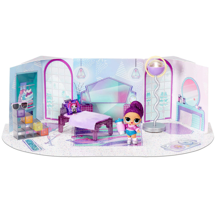 L.O.L. Surprise Winter Chill Spaces nukke ja tarvikkeet - Bling Queen