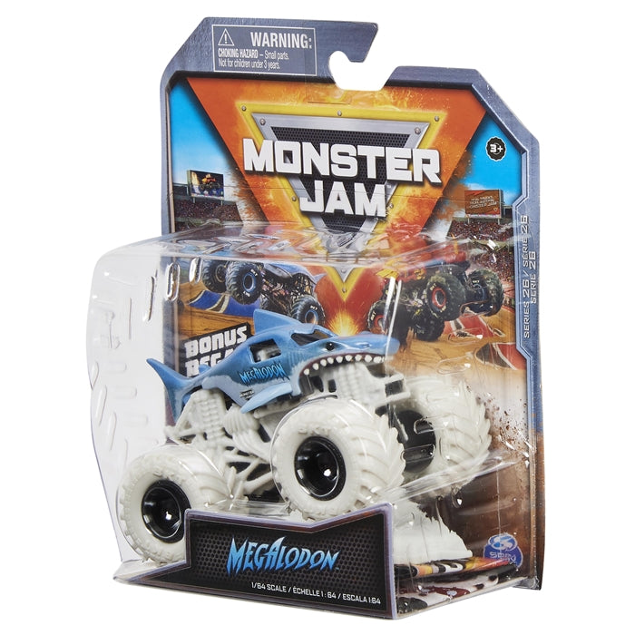 Monster Jam Megalodon monsteri auto 1:64