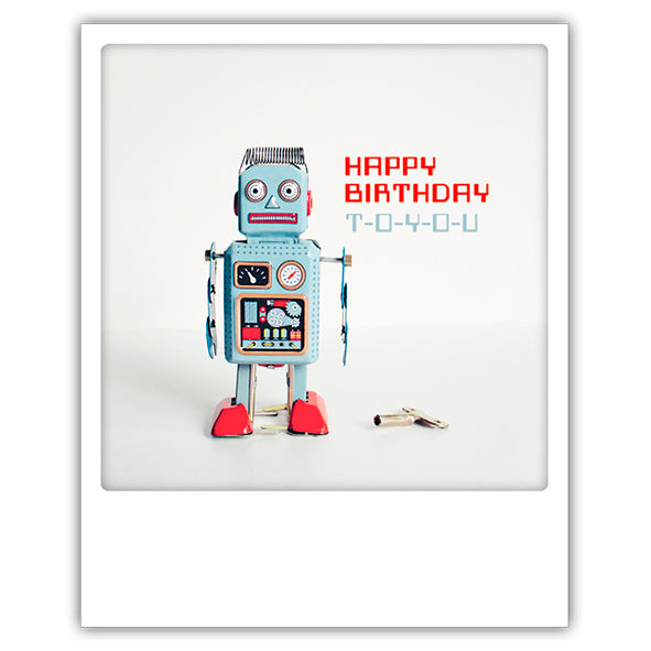 Pick Motion Robotti "Happy Birthday" -kortti