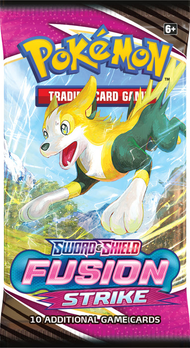 Pokemon Sword & Shield 10: Fusion Strike Booster pakkaus 1kpl