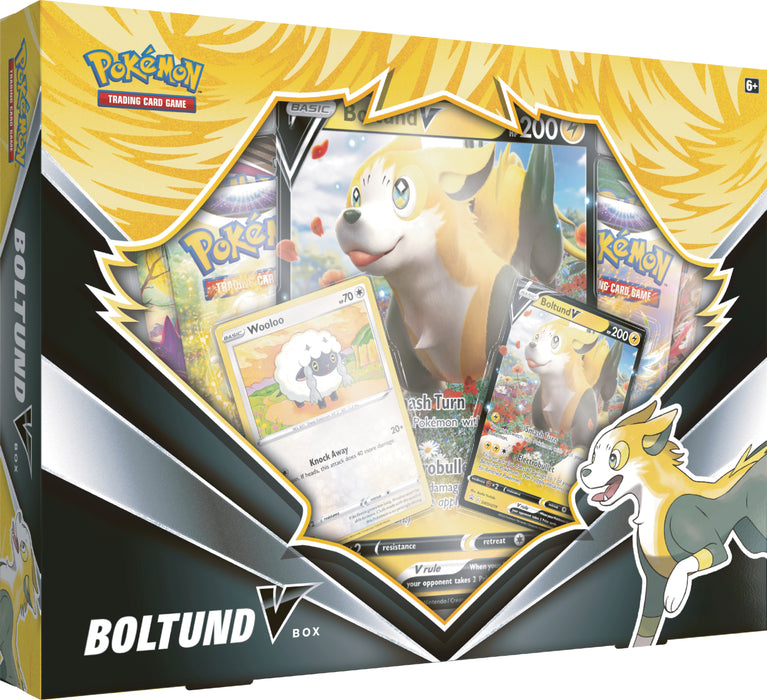Pokemon Boltund Box V keräilykortti -pakkaus