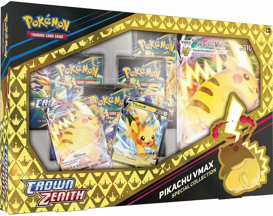 Pokemon Crown Zenith Special Pikachu VMAX -keräilykortti pakkaus