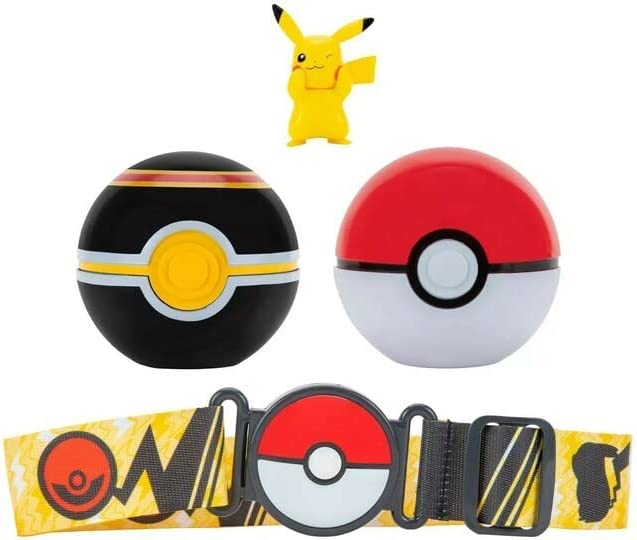 Pokemon Poké Ball Clip 'n' Go Pikachu -vyösetti