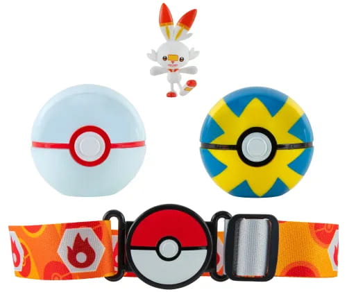 Pokemon Poké Ball Clip 'n' Go Scorbunny -vyösetti