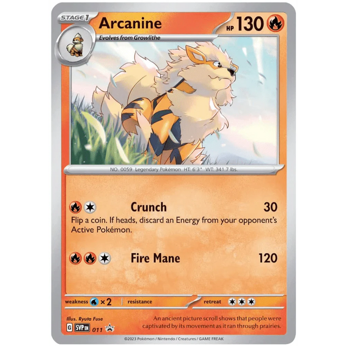 Pokemon Scarlet & Violet keräilykortti pakkaus - Arcanine