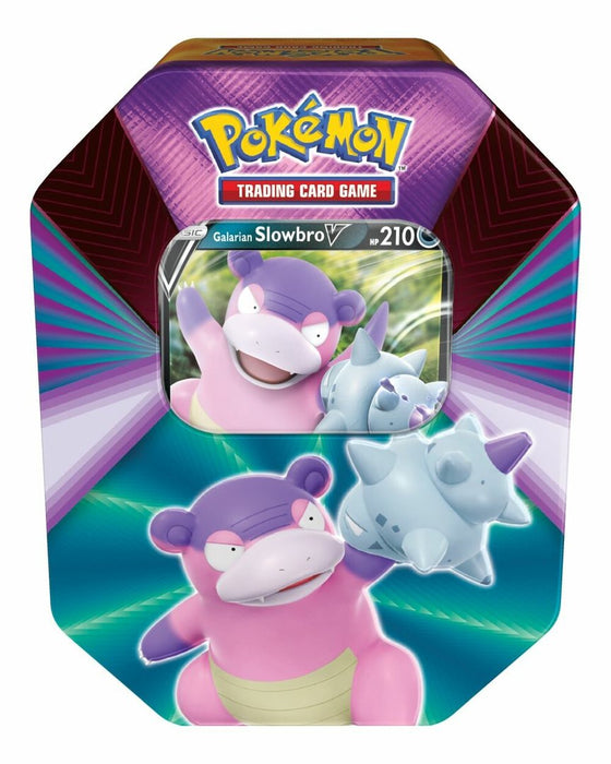 Pokémon Tin V Forces Galarian Slowbro V - pakkaus