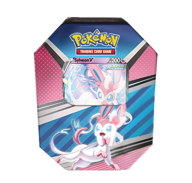 Pokémon V Heroes Tin Sylveon V keräilykortti -pakkaus