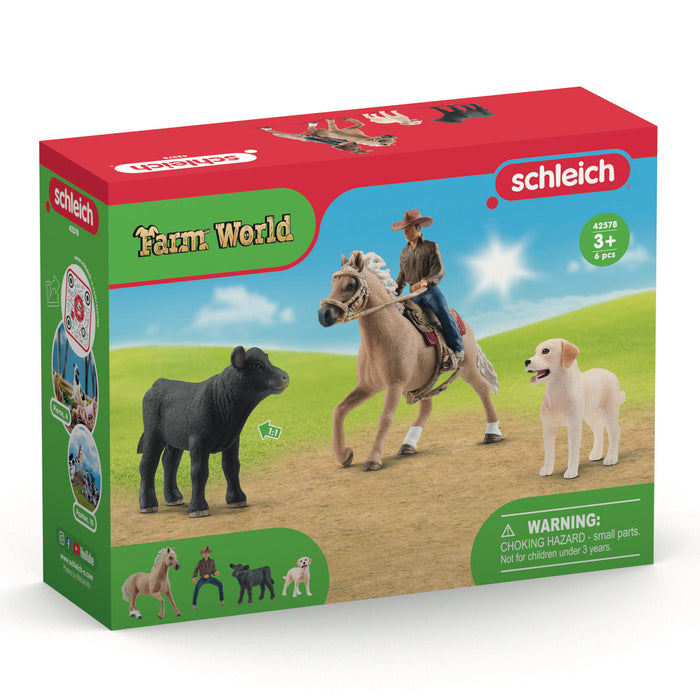 Schleich 42578 Lännenseikkailu ratsailla