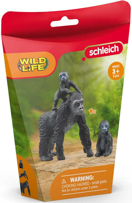 Schleich 42601 Gorilla emo ja poikaset