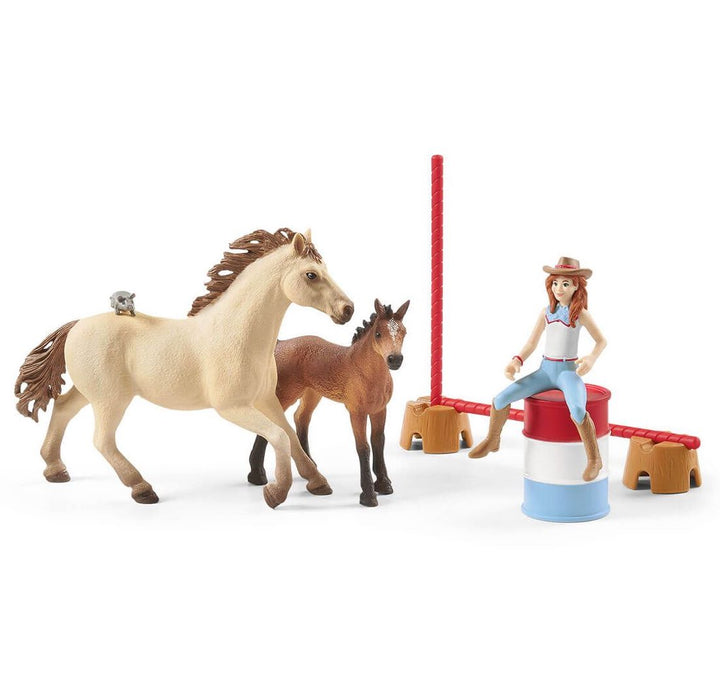 Schleich 72157 Cowgirl ja esteratsastus Special edition!