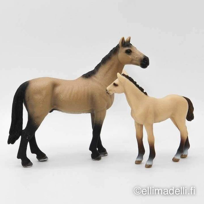 Schleich Ahaltek hevonen ja varsa - Schleich second hand