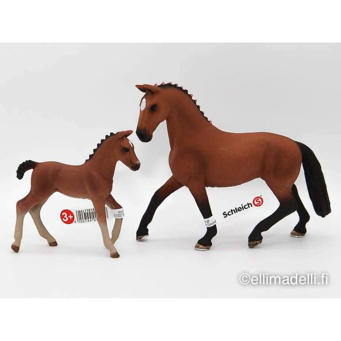 Schleich Hannoverin Hevonen ja varsa - Schleich/Papo