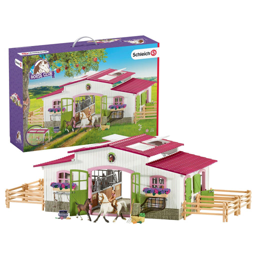 Schleich Hevostalli, hevoset ja ratsastaja 42389 - Elli Madelli