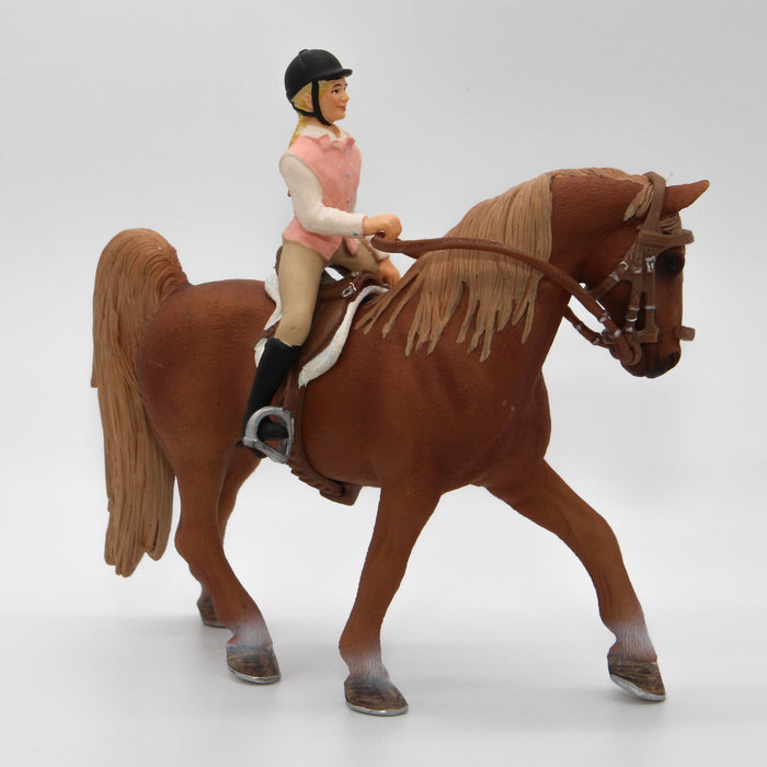 Schleich Tennessee Walker hevonen ja ratsastaja