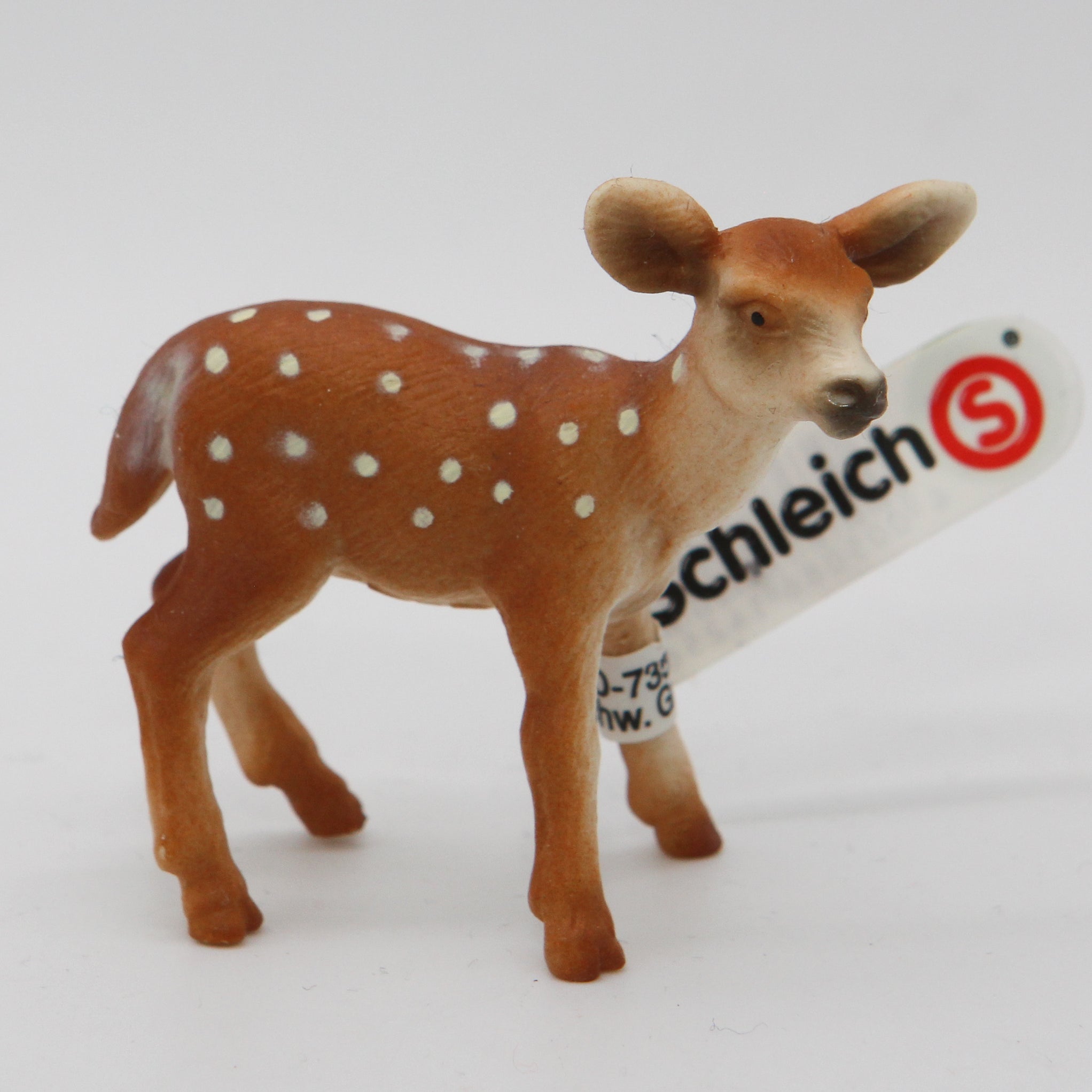 Schleich 14256 – Wild Life Weißwedelkalb, Handbemalte Figur, 5,2 X 2,4 X 4,7 Cm