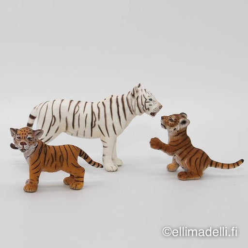 Schleich valkoinen tiikeri naaras ja 2 pentua - Schleich 