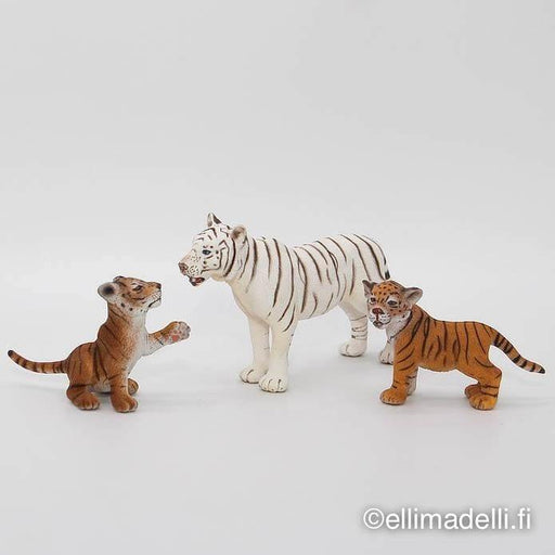 Schleich valkoinen tiikeri naaras ja 2 pentua - Schleich 