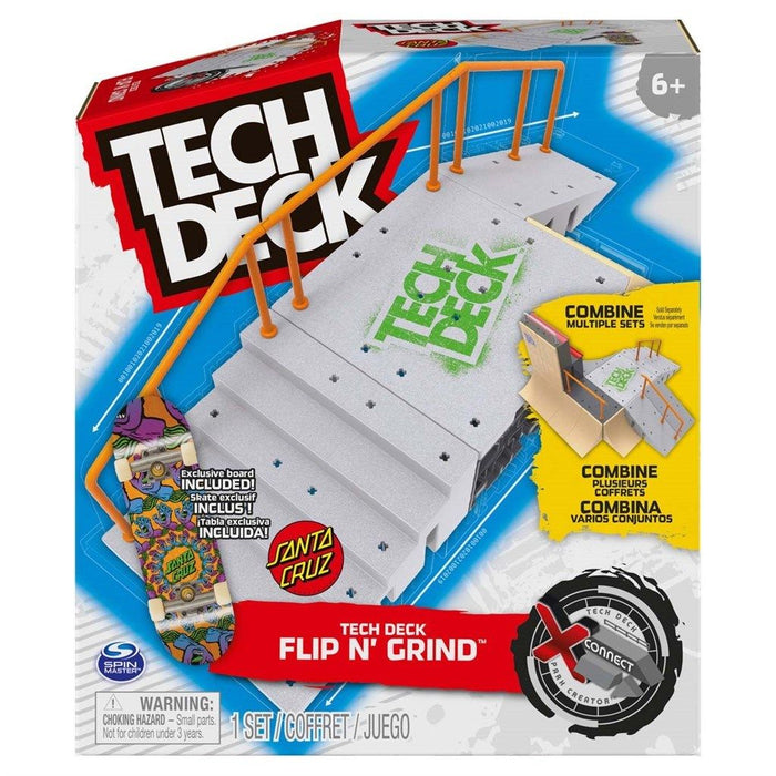 Tech Deck Flip n' Grind X-Connect sormiskeitti pakkaus