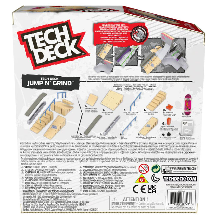 Tech Deck Jump n' Grind X-Connect sormiskeitti pakkaus