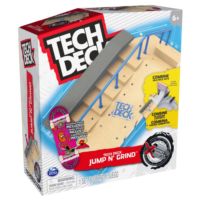 Tech Deck Jump n' Grind X-Connect sormiskeitti pakkaus