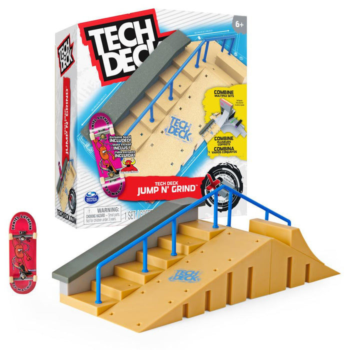 Tech Deck Jump n' Grind X-Connect sormiskeitti pakkaus