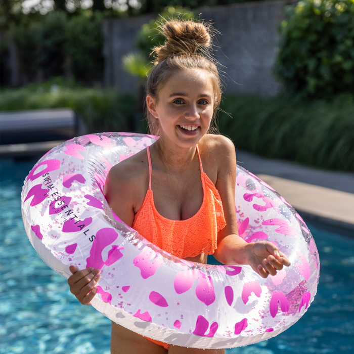 Swim Essentials uimarengas 90cm - Neon Pink Panther