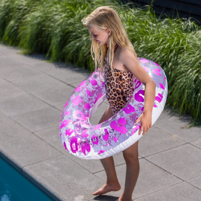 Swim Essentials uimarengas 90cm - Neon Pink Panther