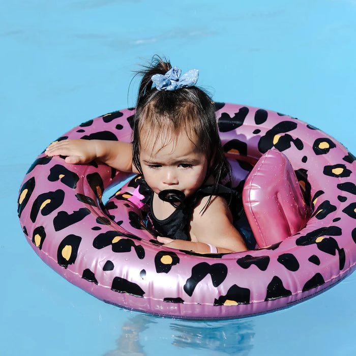 Swim Essentials vauvan uimarengas - Pink Leopard