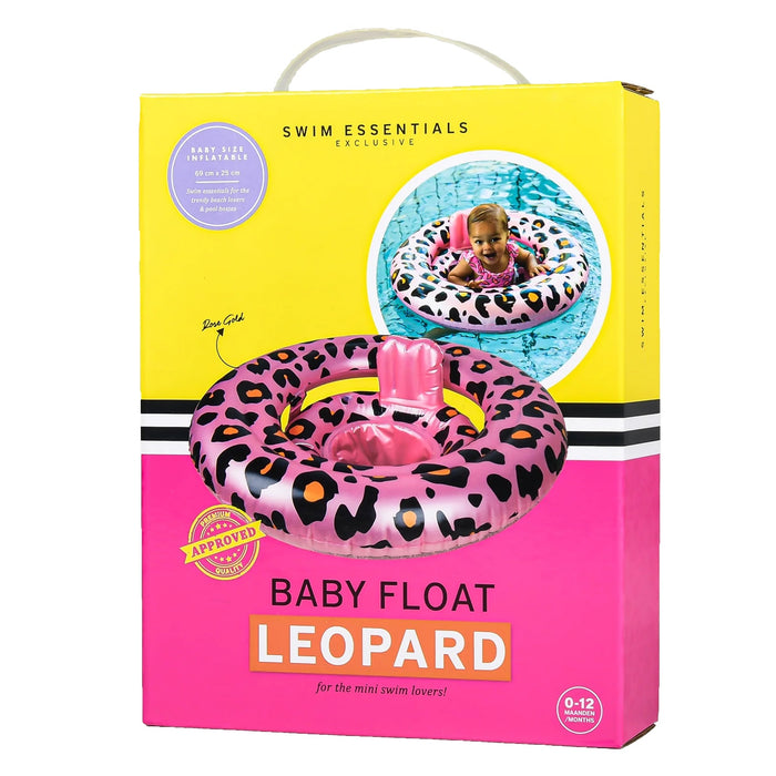 Swim Essentials vauvan uimarengas - Pink Leopard