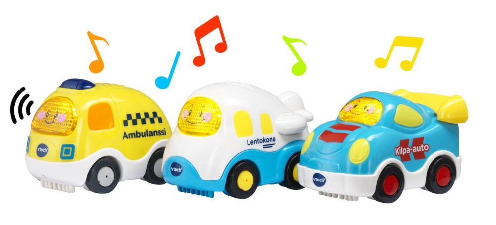 Vtech Toot Toot Ajoneuvot 3kpl pakkaus