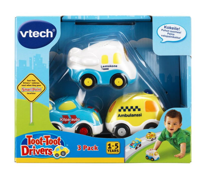 Vtech Toot Toot Ajoneuvot 3kpl pakkaus